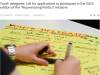  Youth delegates: Call for applications to participate...