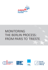 [Working Paper “Berlin Process Series] MONITORING ...
