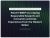  POLICY BRIEF Co-creating Responsible Research and...