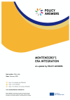 Report on Montenegro’s integration into the new European...