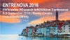 ENTRENOVA 2016 - ENTerprise REsearch InNOVAtion Conference