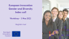 European Innovation Gender and Diversity Index Workshop...