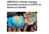 COP27: Youth demand quality climate education: ministerial...