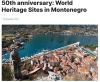  50th anniversary: World Heritage Sites in Montenegro